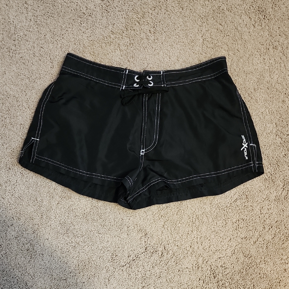 ZeroXposur Black Women's Athletic Shorts